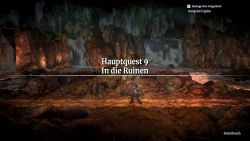 In die Ruinen